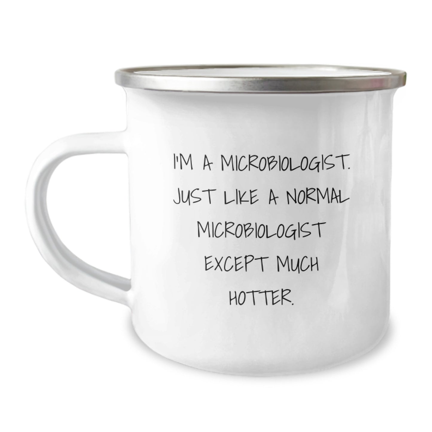 Microbiologist Camping Mug Idea for Coworkers Birthday Gift Present - Image 1