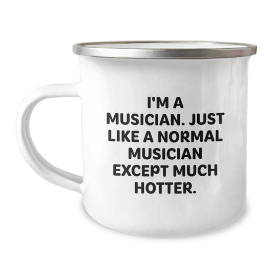 Funny Musician Gifts for Men - 'I'm A Musician' Camping Mug, Unique Graduation Gifts from Friends, Perfect for Musician Lovers - Image 1
