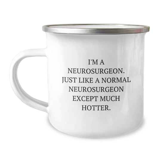 Neurosurgeon Camping Mug 12oz – Birthday Gift for Coworkers – Idea - Image 1
