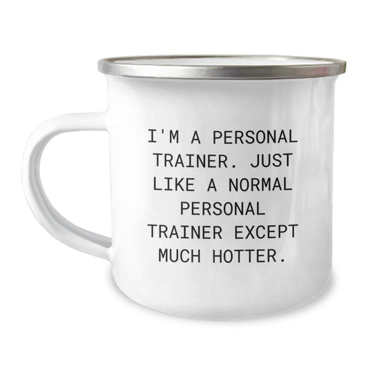 Funny Personal Trainer Gifts for Friends from Men, Hotter Mug on Mother's Day - Image 1