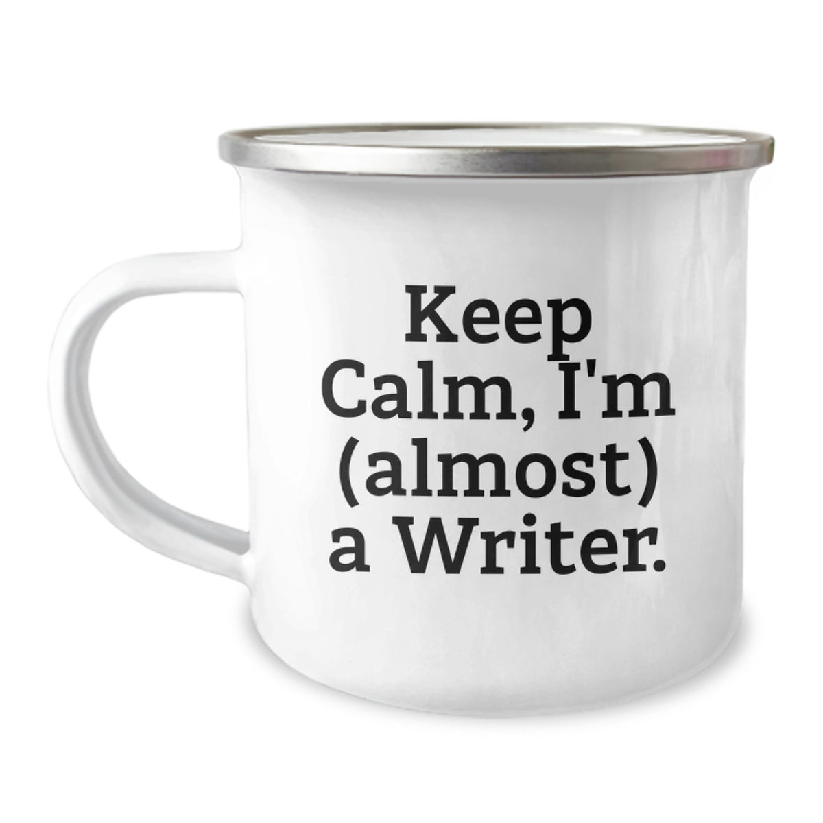 Funny Writer Gifts for Men, Women, and Friends - Keep Calm, I'm (almost) A Writer. Birthday Unique Gifts from Coworkers, Family - Image 1