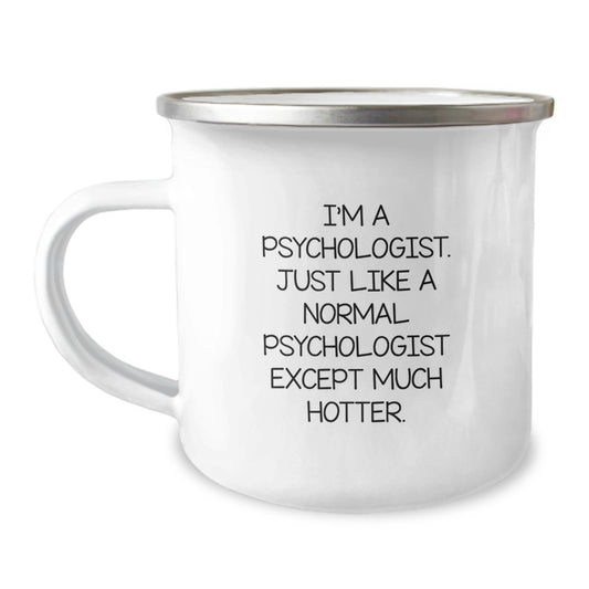 Psychologist Camping Mug Premium Keepsake for Him Graduation Gift - Image 1