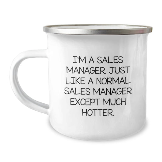 Sales Manager Keepsake Camping Mug for Him Birthday Gift - Image 1