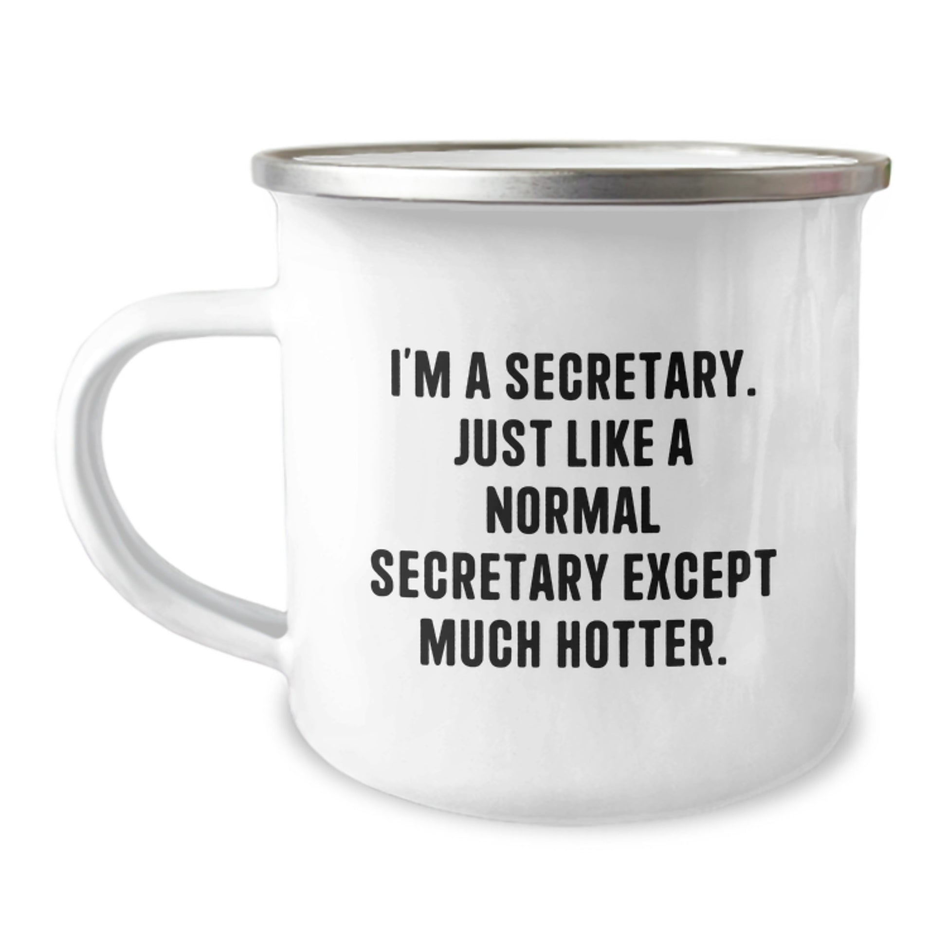 Birthday Gift for Her Secretary Camping Mug Present - Image 1
