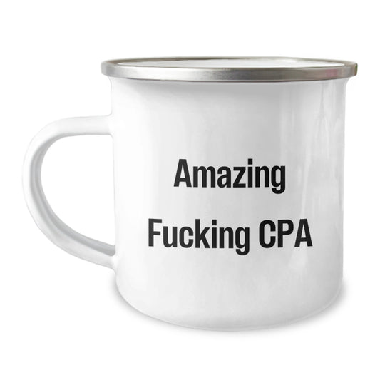 Funny CPA Gifts for Men - Amazing Camping Mug for Graduation, Perfect for CPA Enthusiasts - Gifts from Friends - Men's Unique CPA Mug - Image 1
