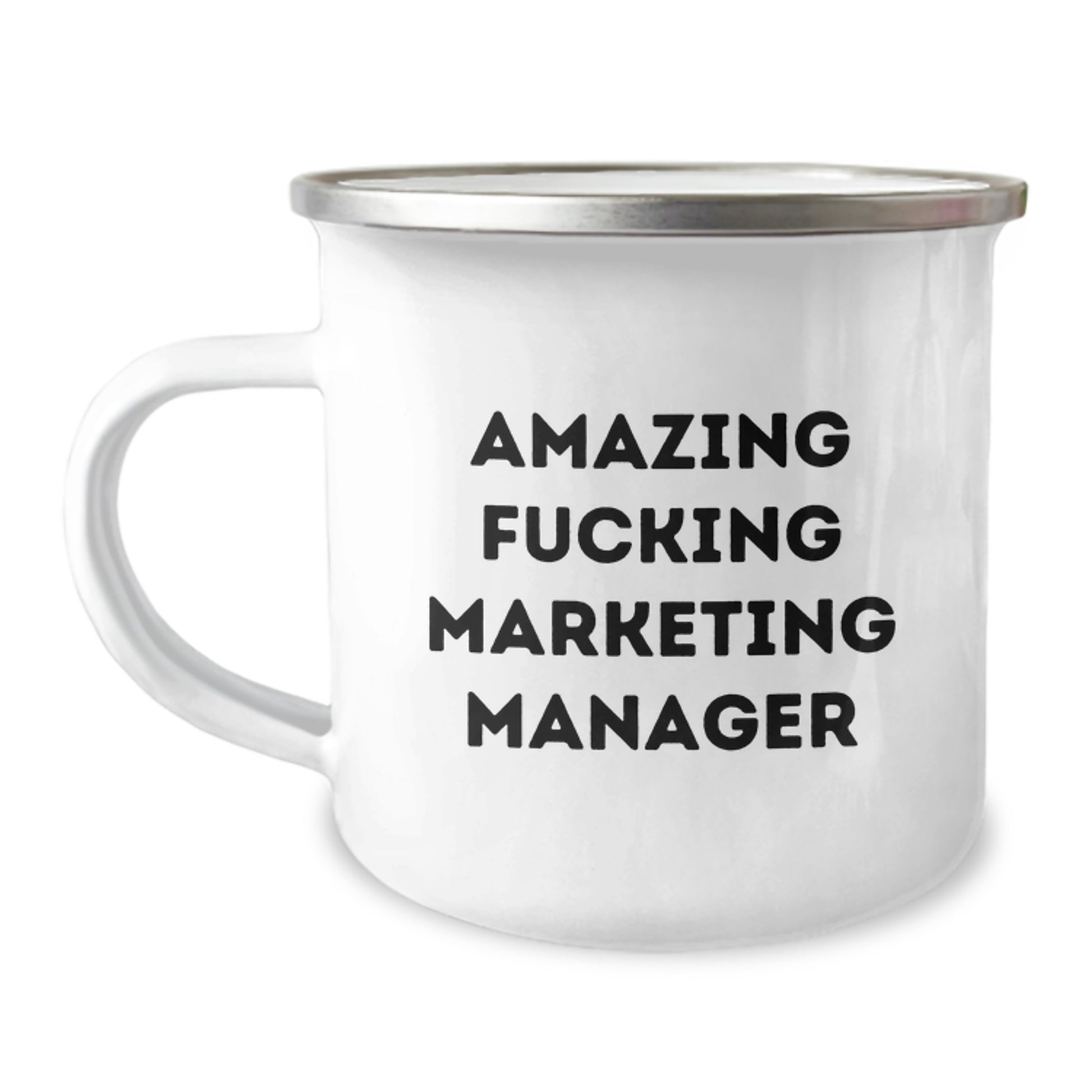 Funny Marketing Manager Gifts from Friends - Amazing F--king Marketing Manager Birthday Unique Mugs for Men - Image 1