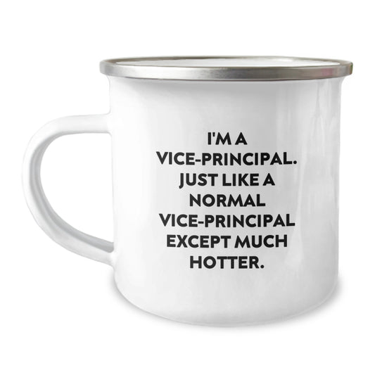 Funny Vice-principal Gifts for Men, Vice-principal Camping Mug, Father's Day Unique Gifts from Friends - Image 1