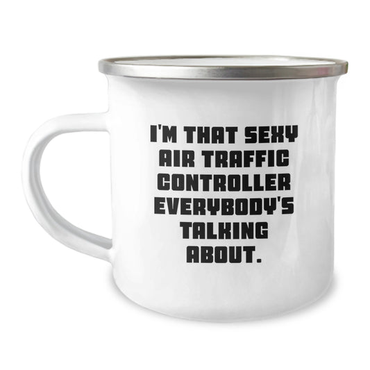 Funny Air Traffic Controller Gifts from Friends for Birthday Unique Mugs for Men, Women, and Colleagues who Love Camping - Image 1