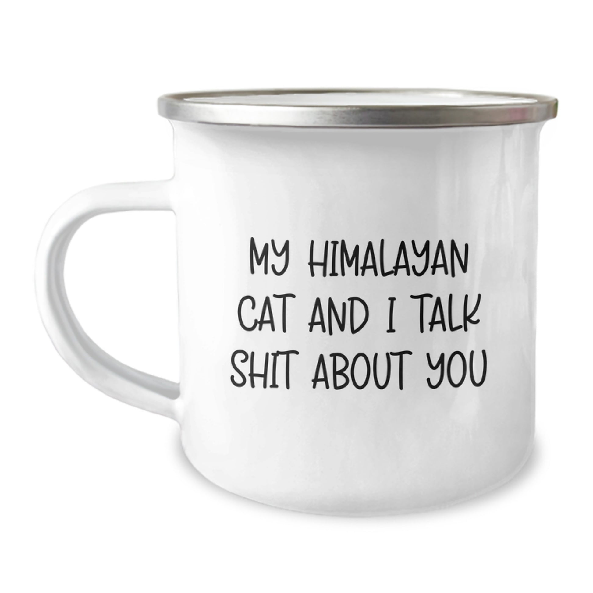 Funny Himalayan Cat Camping Mug Gifts from Family, Friends, Coworkers for Graduation Unique - Image 1