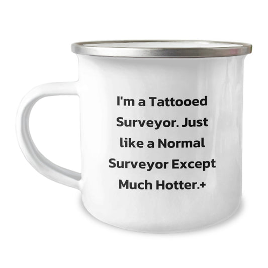 Funny Surveyor Camping Mug Gifts for Surveyor Friends Birthday Unique Gifts from Friends - Image 1