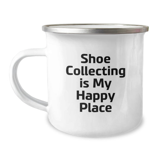 Funny Shoe Collecting Gifts for Men Birthday Unique Camping Mugs from Friends, Men's Heartfelt Inspirational Quote, Perfect for Shoe Enthusiasts and Collectors, Birthday Unique Gifts from Family - Image 1