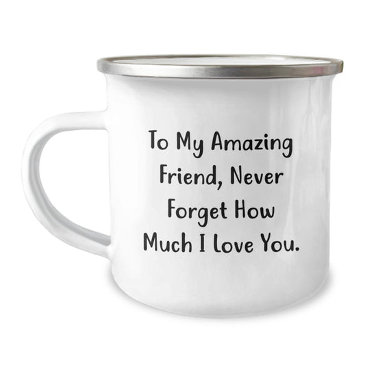 Funny Camping Mugs for Friends, Gifts for Friends from Men, Unique Birthday Unique Gifts for Men - Image 1