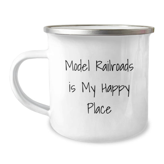 Birthday Gift Model Railroads Camping Mug for Her Present - Image 1