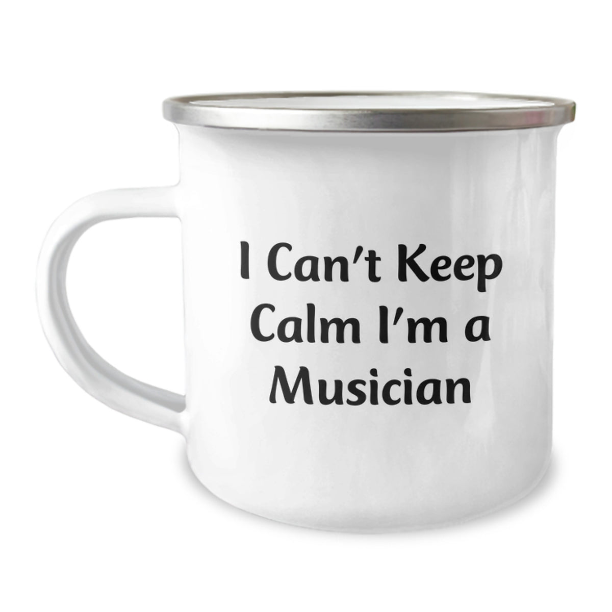 Funny Musician Gifts from Friends, Unique Birthday Unique Gifts for Musician Men, I Can't Keep Calm I'm A Musician Camping Mug - Image 1