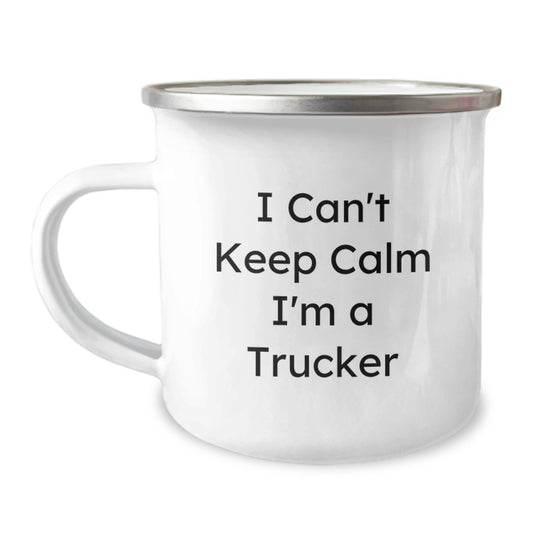 Funny Trucker Mugs Gifts from Friends for Birthday Unique Trucker Men - Image 1