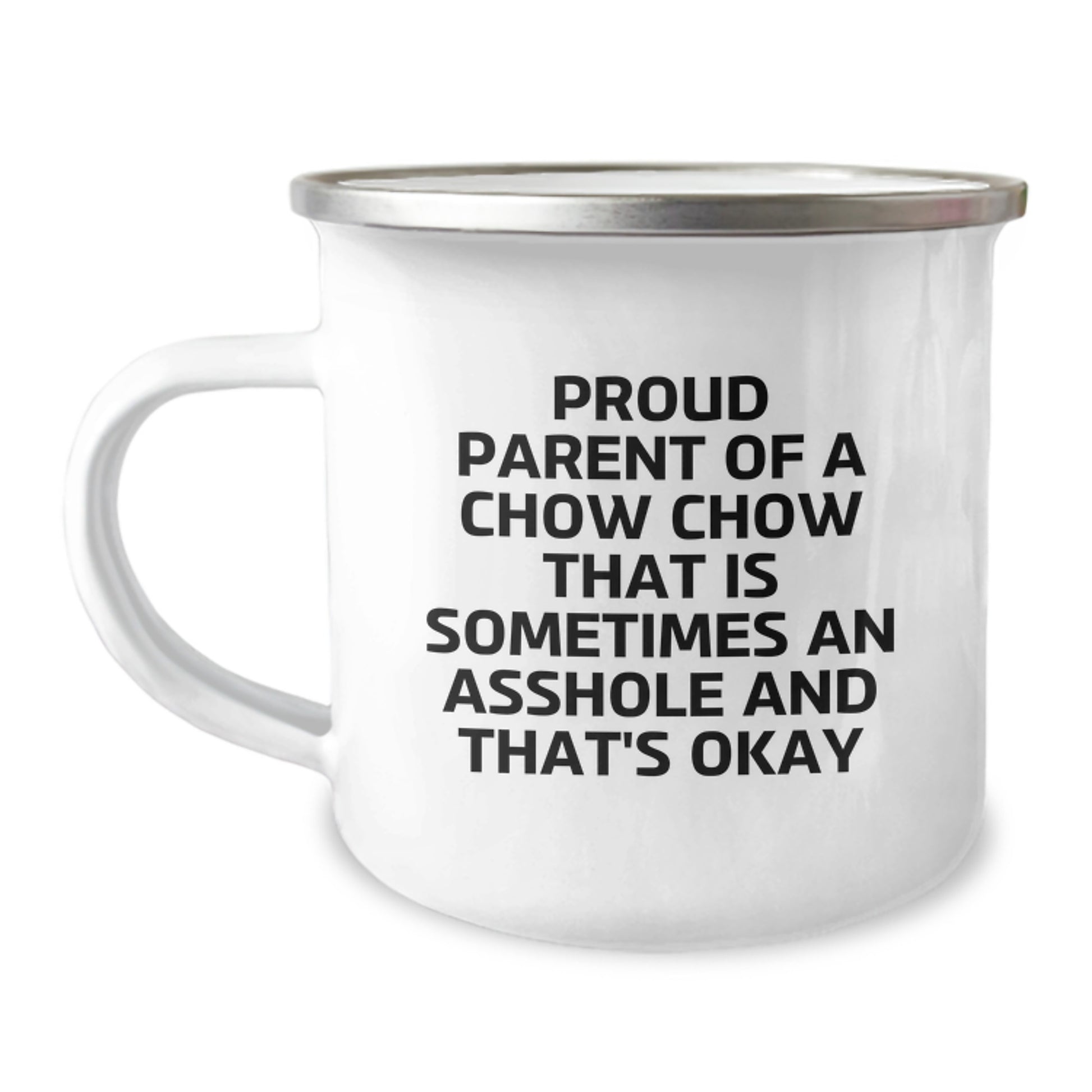 Funny Chow Chow Dog Gifts from Dad for Graduation Unique Gifts - Camping Mug for Chow Chow Dog Lovers - Image 1