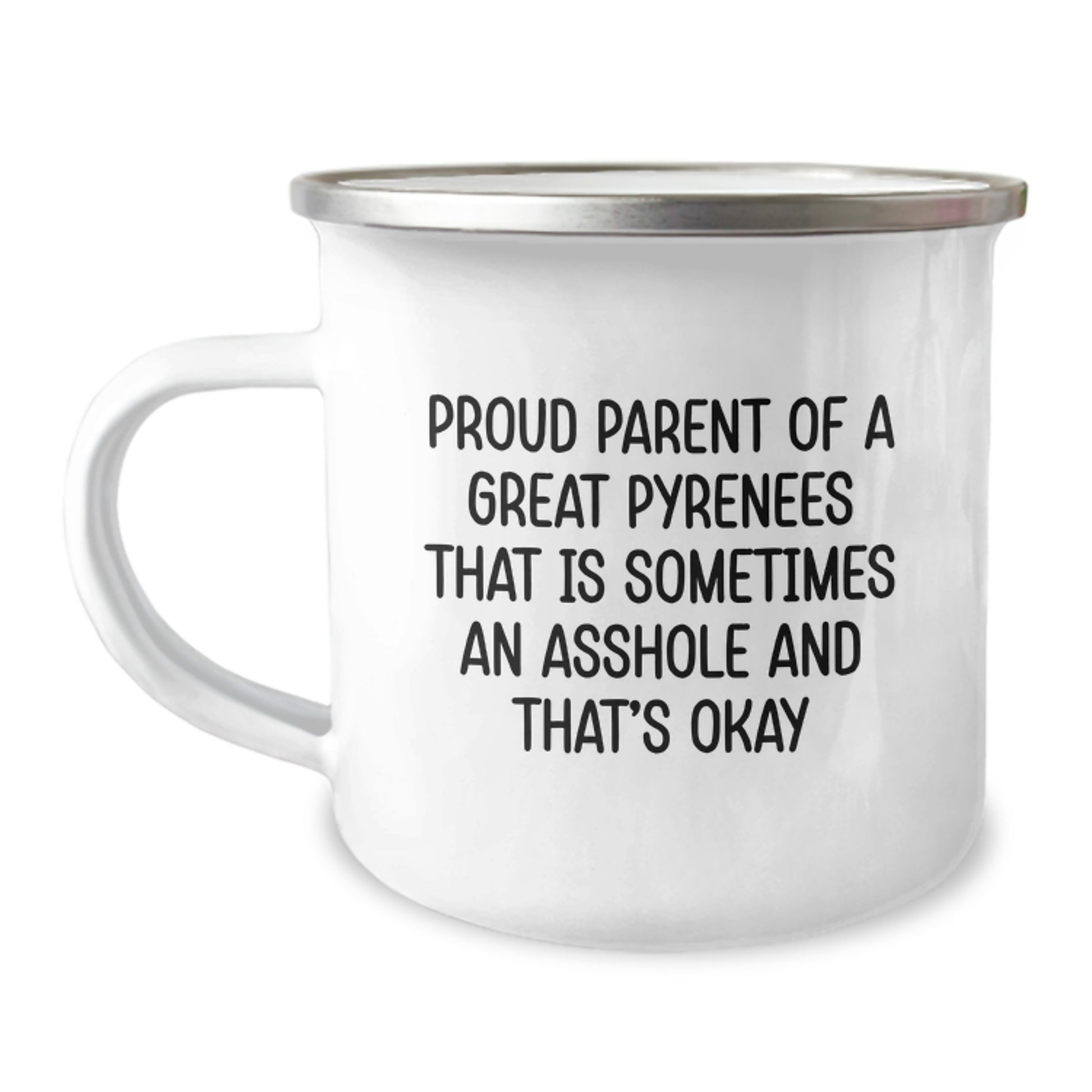 Funny Great Pyrenees Dog Lover Gifts from Friends, Family or Coworkers - Proud Parent Camping Mug for Graduation Unique Gifts - Image 1