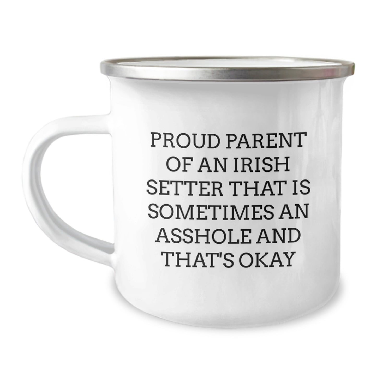 Birthday Gift Irish Setter Camping Mug Daily Idea for Coworkers - Image 1