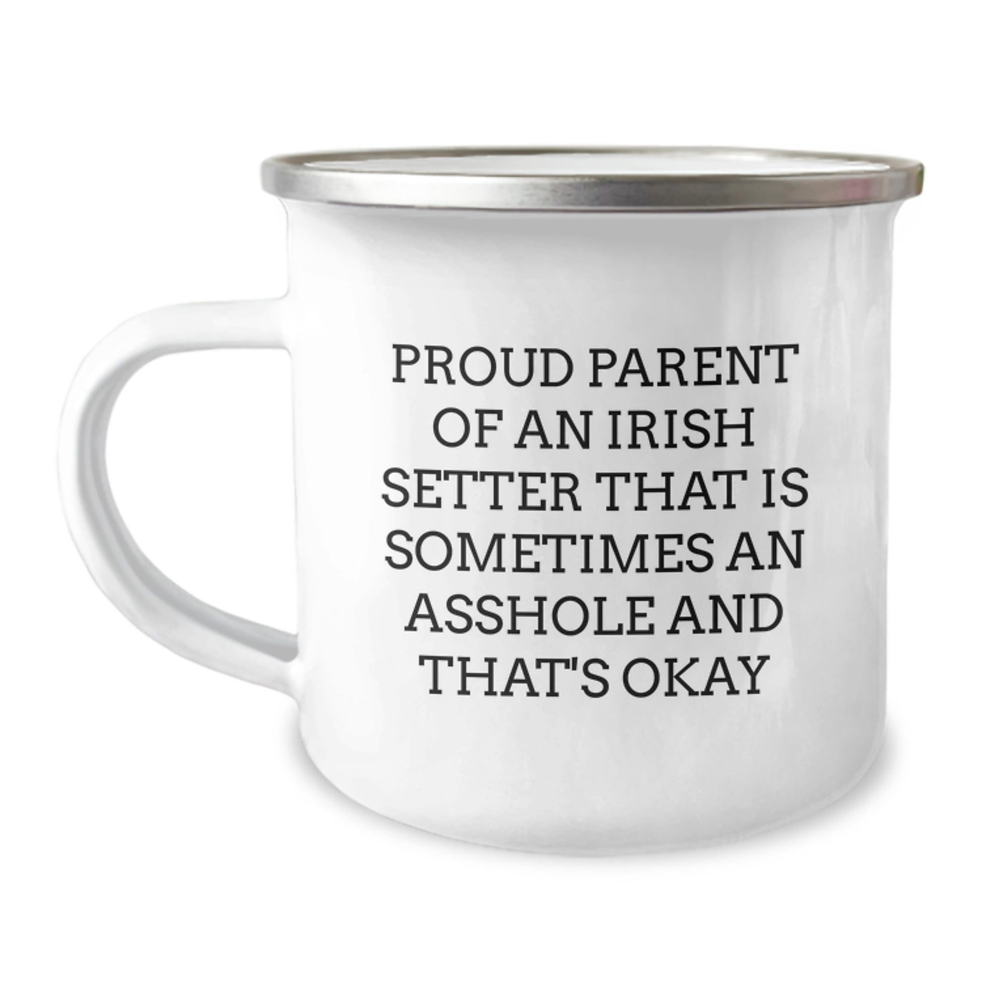 Birthday Gift Irish Setter Camping Mug Daily Idea for Coworkers - Image 1