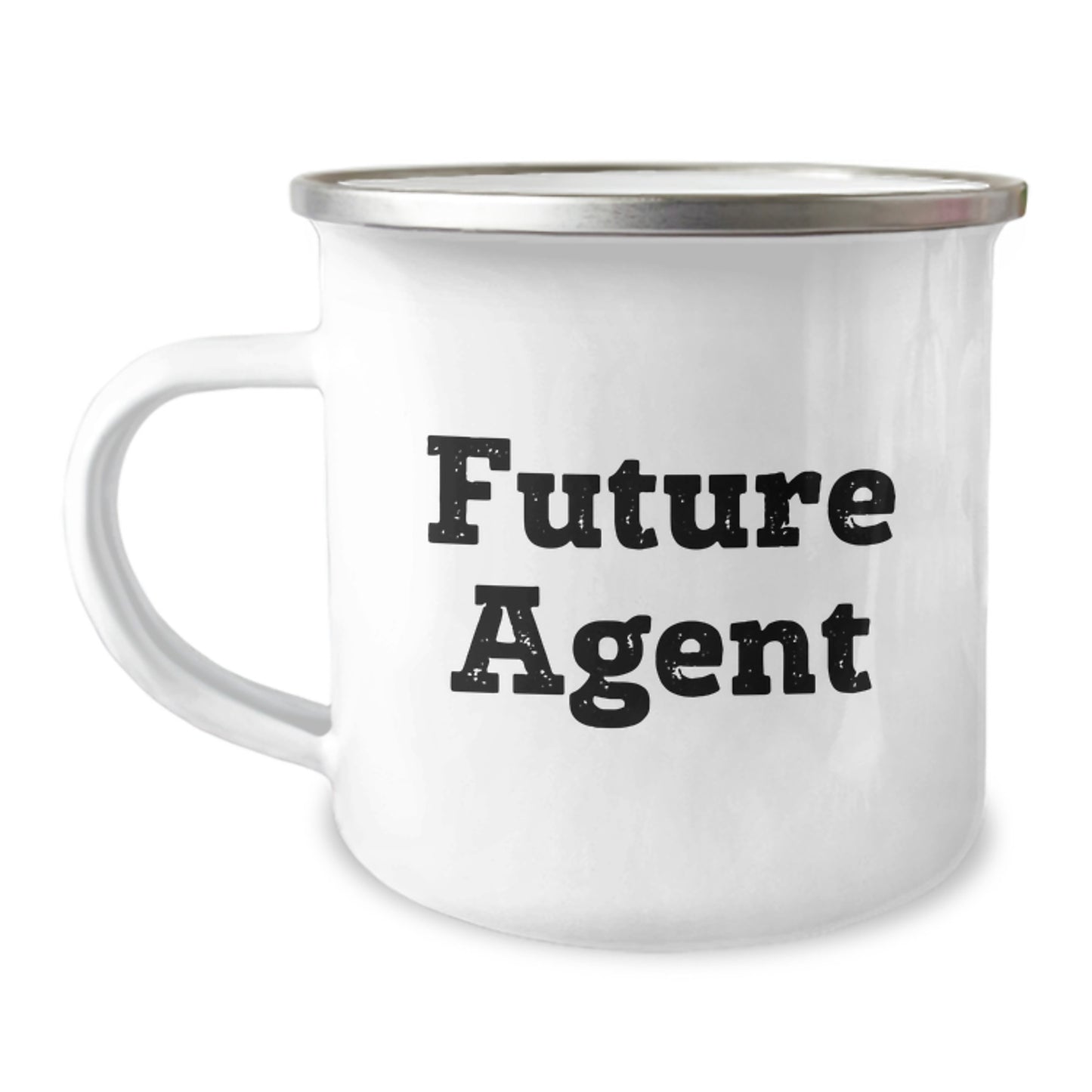 Unique Agent Birthday Unique Gifts from Friends to Men Agent Camping Mug - 'Future Agent' Quote, Funny Agent Coffee Mug for Agents - Image 1