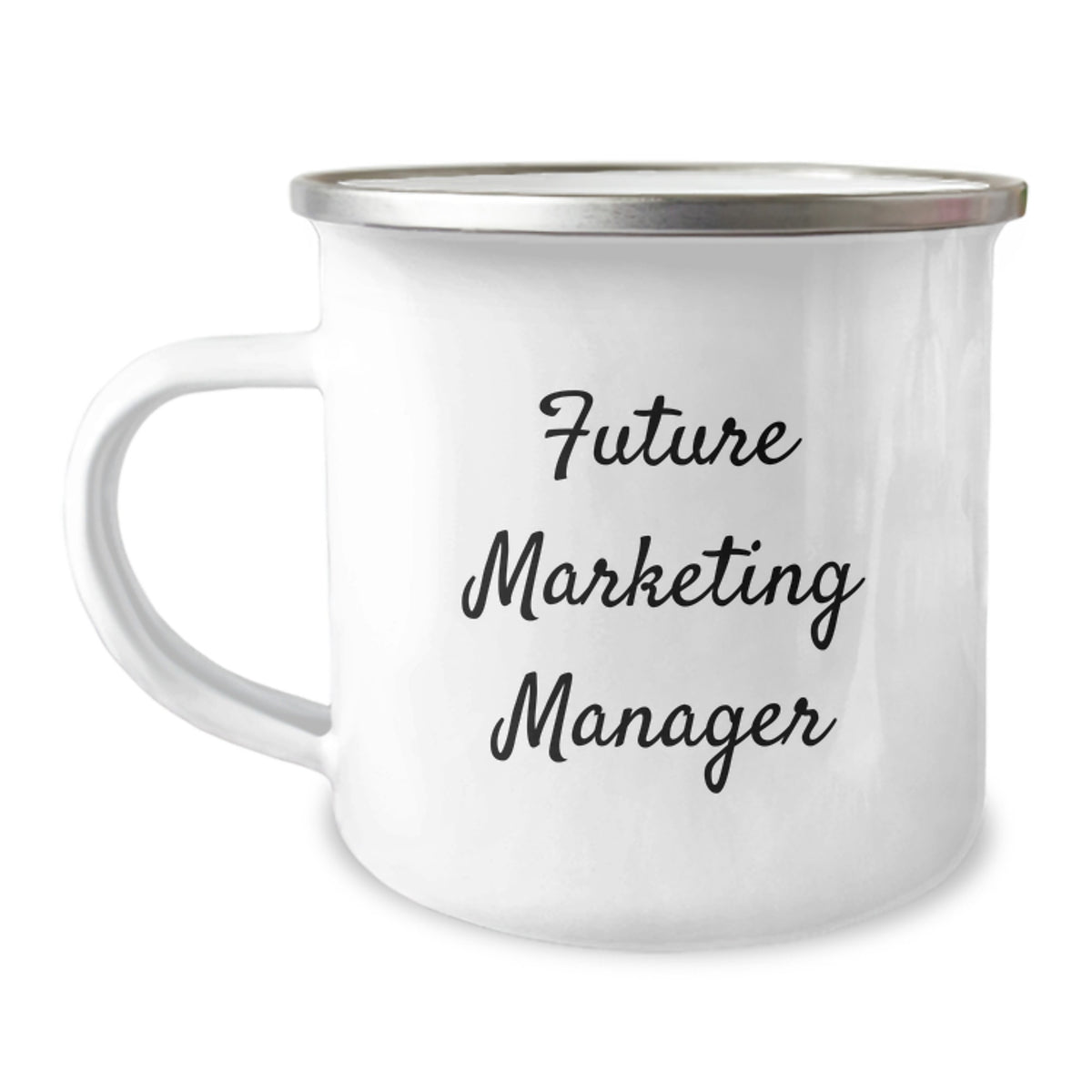 Funny Marketing Manager Gifts for Birthday, Unique Camping Mug Quote from Future Marketing Manager, Gifts from Friends for Marketing Manager - Image 1
