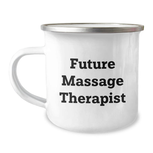 Funny Massage Therapist Gifts from Friends - Birthday Unique Gifts for Future Massage Therapist, Camping Mug with Inspirational Quote - Image 1