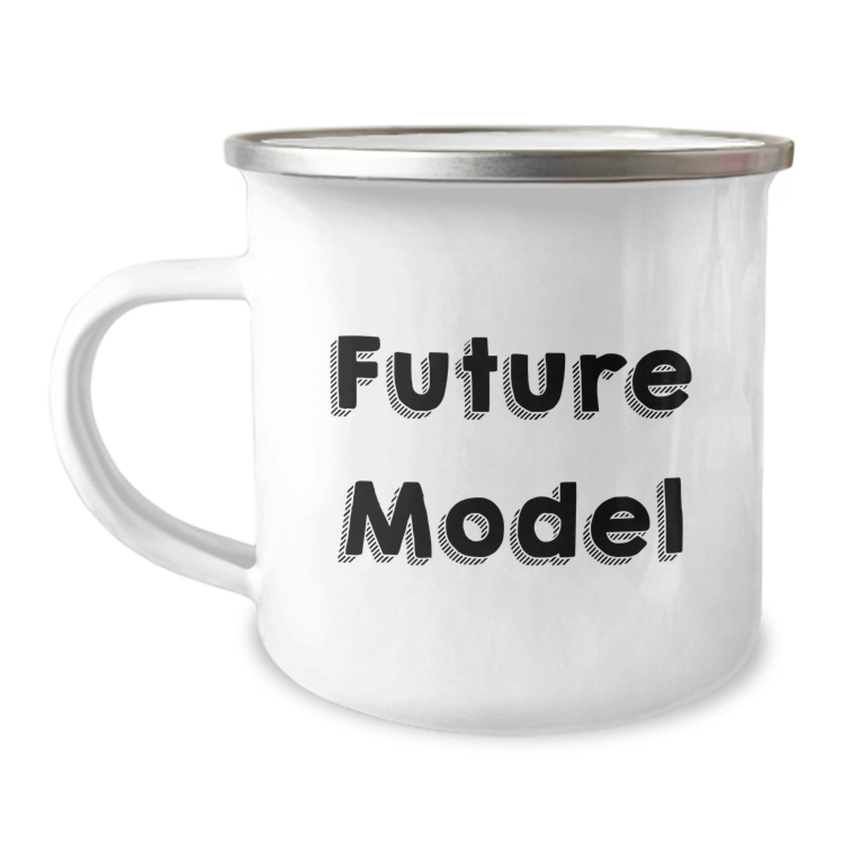 Funny Model Gifts from Friends, Birthday Unique Gifts for Model Enthusiasts, 12 oz Stainless Steel Camping Mug - Image 1