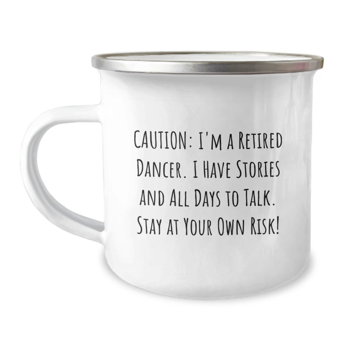 Funny Dancer Gifts for Him Birthday Unique Camping Mug from Men - Image 1