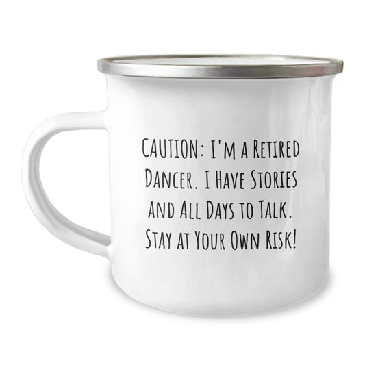 Funny Dancer Gifts for Him Birthday Unique Camping Mug from Men - Image 1