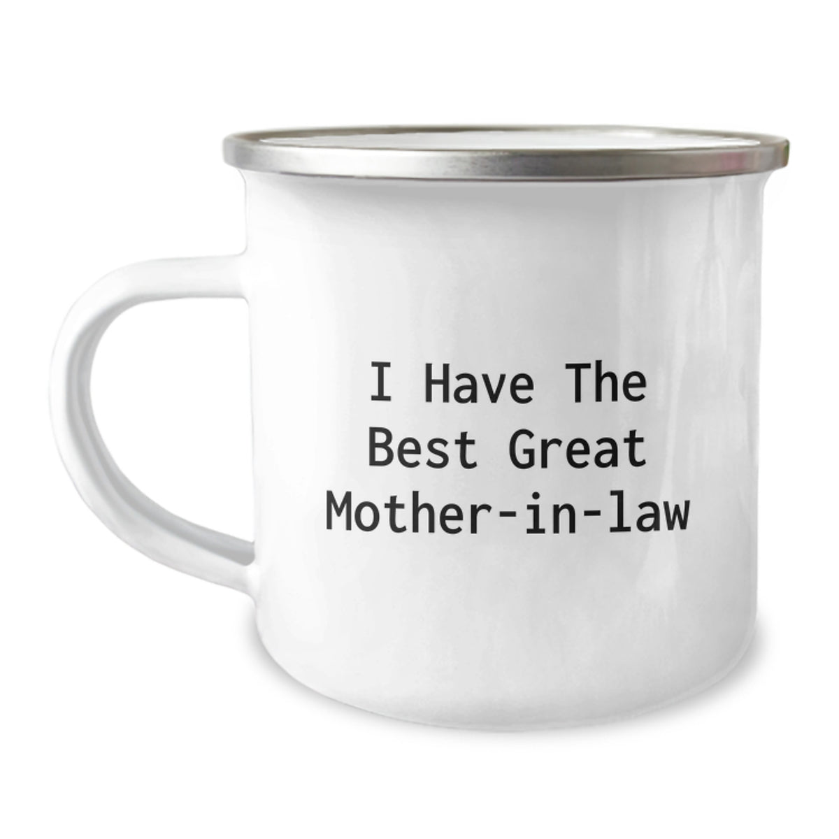 Mother-in-law Gift - Keepsake Camping Mug with Positive Saying - Image 1