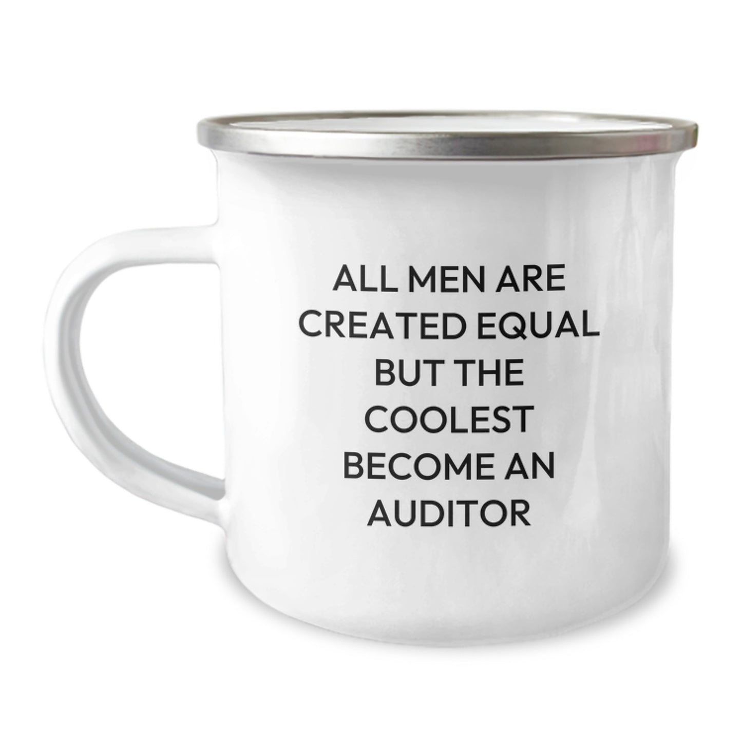 Birthday Gift for Auditor Camping Mug – The Coolest Become An Auditor - Image 1