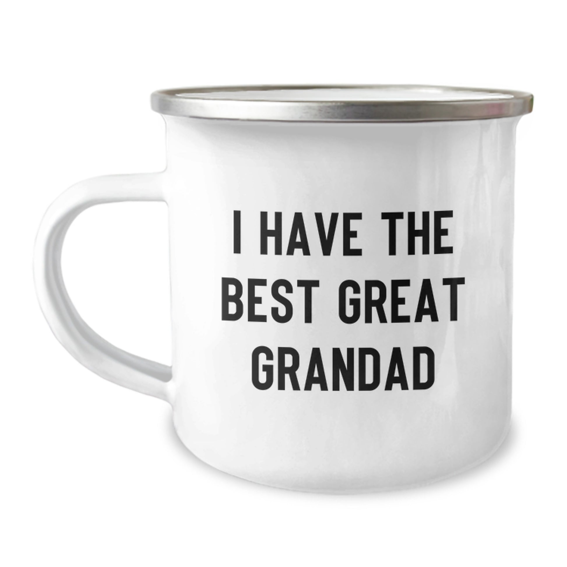 Funny Grandad Gifts, Great Graduation Unique Mugs, 'I Have The Best Great Grandad' Camping Mug from Grandad, for Grandad Men - Image 1