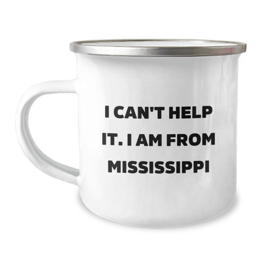 I Love Mississippi Gifts from Friends to Family - Funny Mississippi Camping Mug for Graduation Day - Image 1