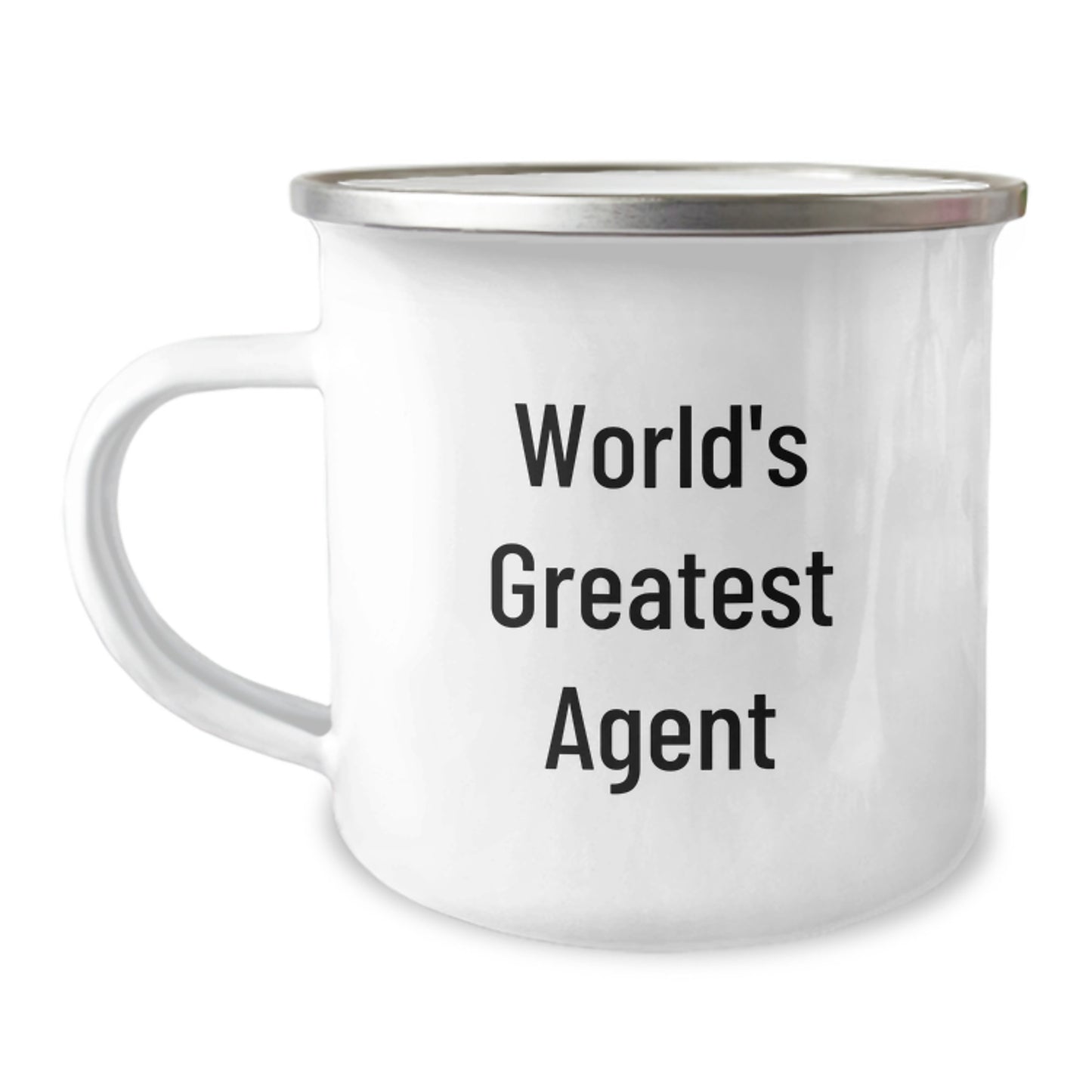 Funny Agent Gifts from Family, World's Greatest Agent Camping Mug, Perfect for Agent Fathers Day Unique Gifts - Image 1
