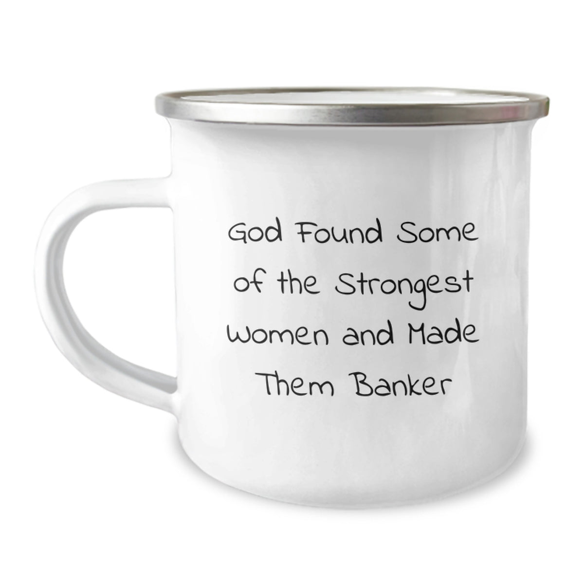 Funny Banker Gifts, Camping Mug for Women, Birthday Unique Ideas from Friends - Image 1