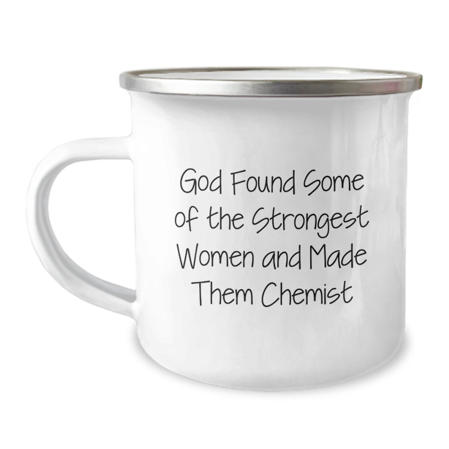 Chemist Strong Women Gifts from Friends to Graduation Unique Mugs - Funny Quote Camping Mug for Women Chemists - Image 1
