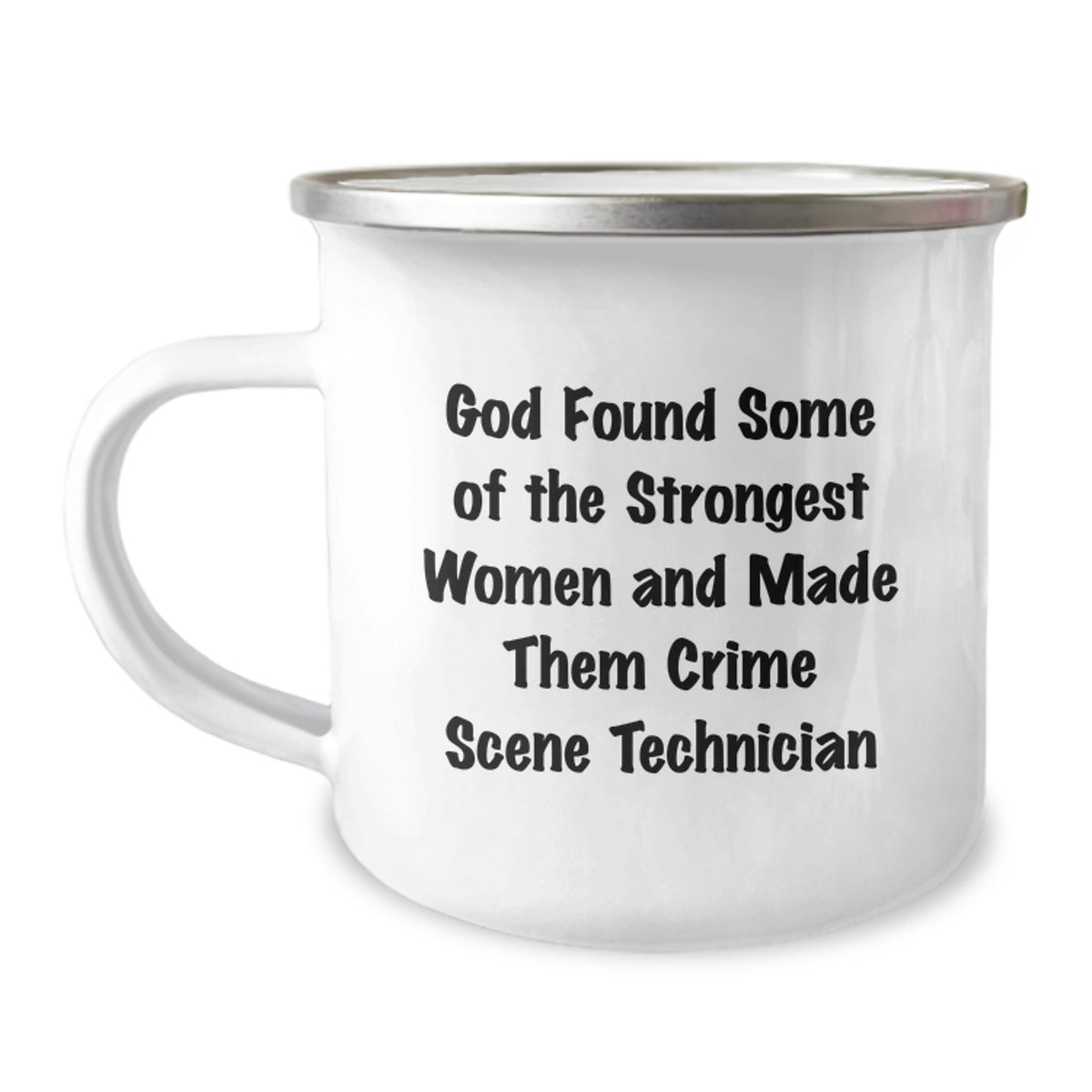 Funny Crime Scene Technician Gifts for Women, Camping Mug - Inspirational Quote from Friends, Perfect Birthday Unique Gifts from Family - Image 1