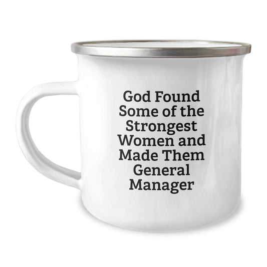 Funny General Manager Gifts for Her - Birthday Unique Mug for Women - Camping Mug with Inspirational Quote - Gifts from Women to Friends - Image 1