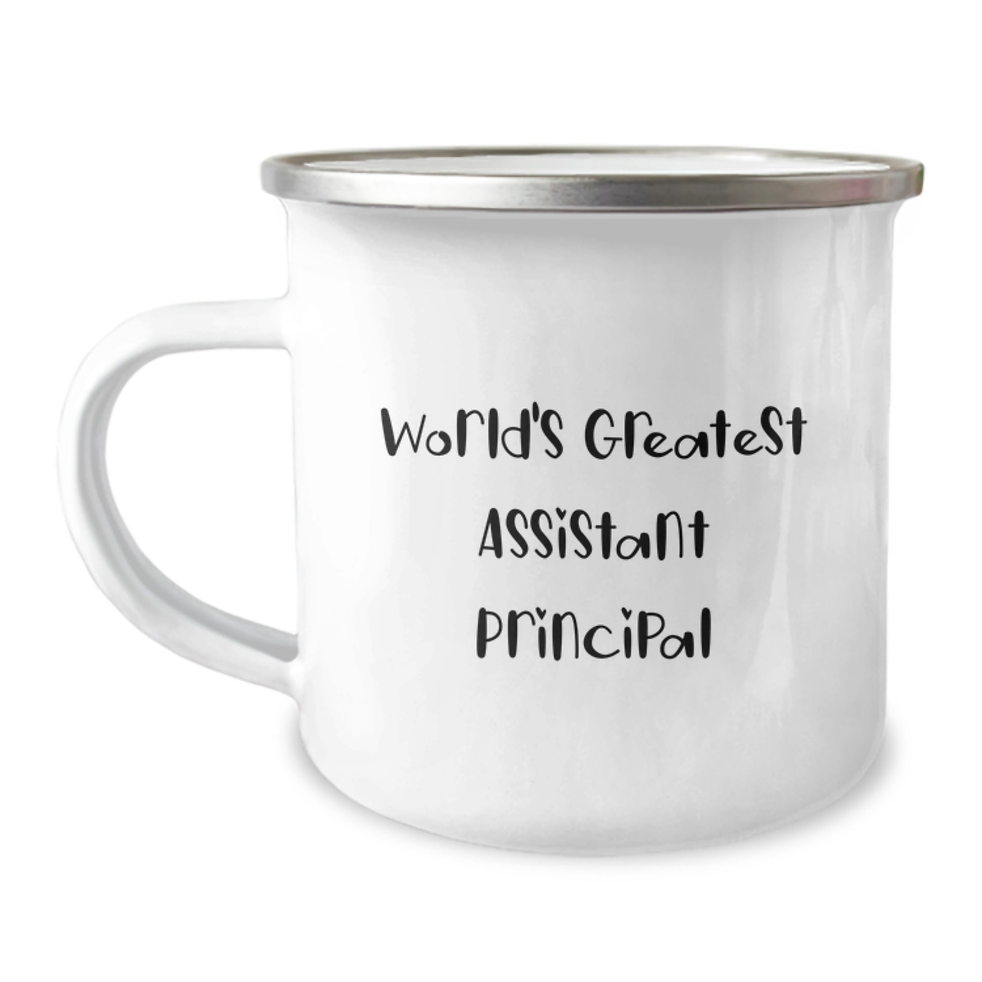 Funny Gifts from Assistant Principals to Men, Graduation Unique Gifts, World's Greatest Assistant Principal Camping Mug - Image 1