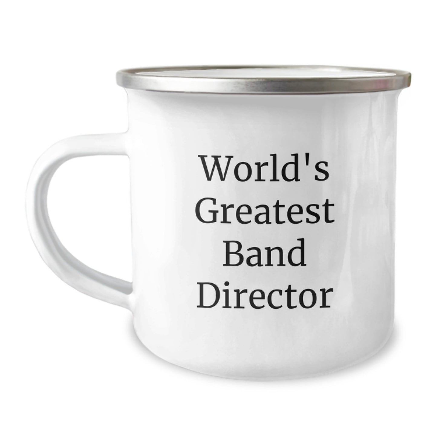 Unique Gifts from Friends, Inspirational Camping Mugs for Band Directors, World's Greatest Band Director Quote - Image 1