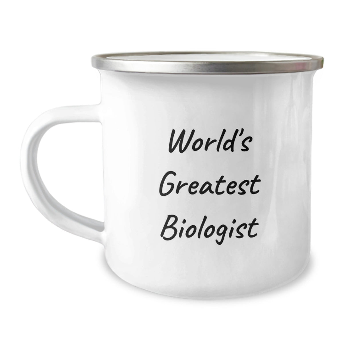 Birthday Gift for Her Biologist Camping Mug – World's Greatest Biologist - Image 1