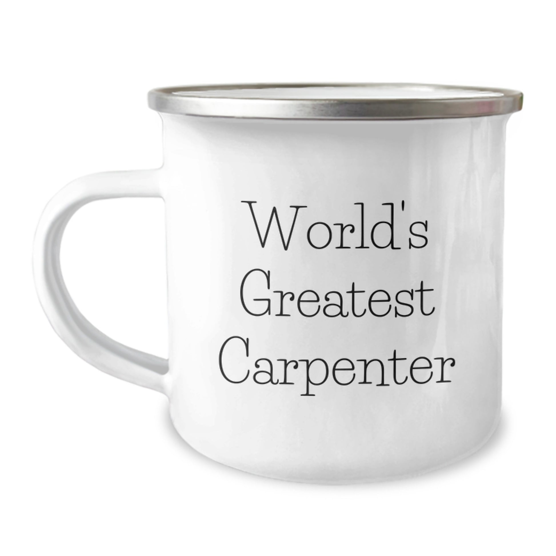 Funny Carpenter Gifts for Dad - World's Greatest Carpenter Camping Mug, Perfect for Father's Day Unique Gifts from Men to Men - Image 1