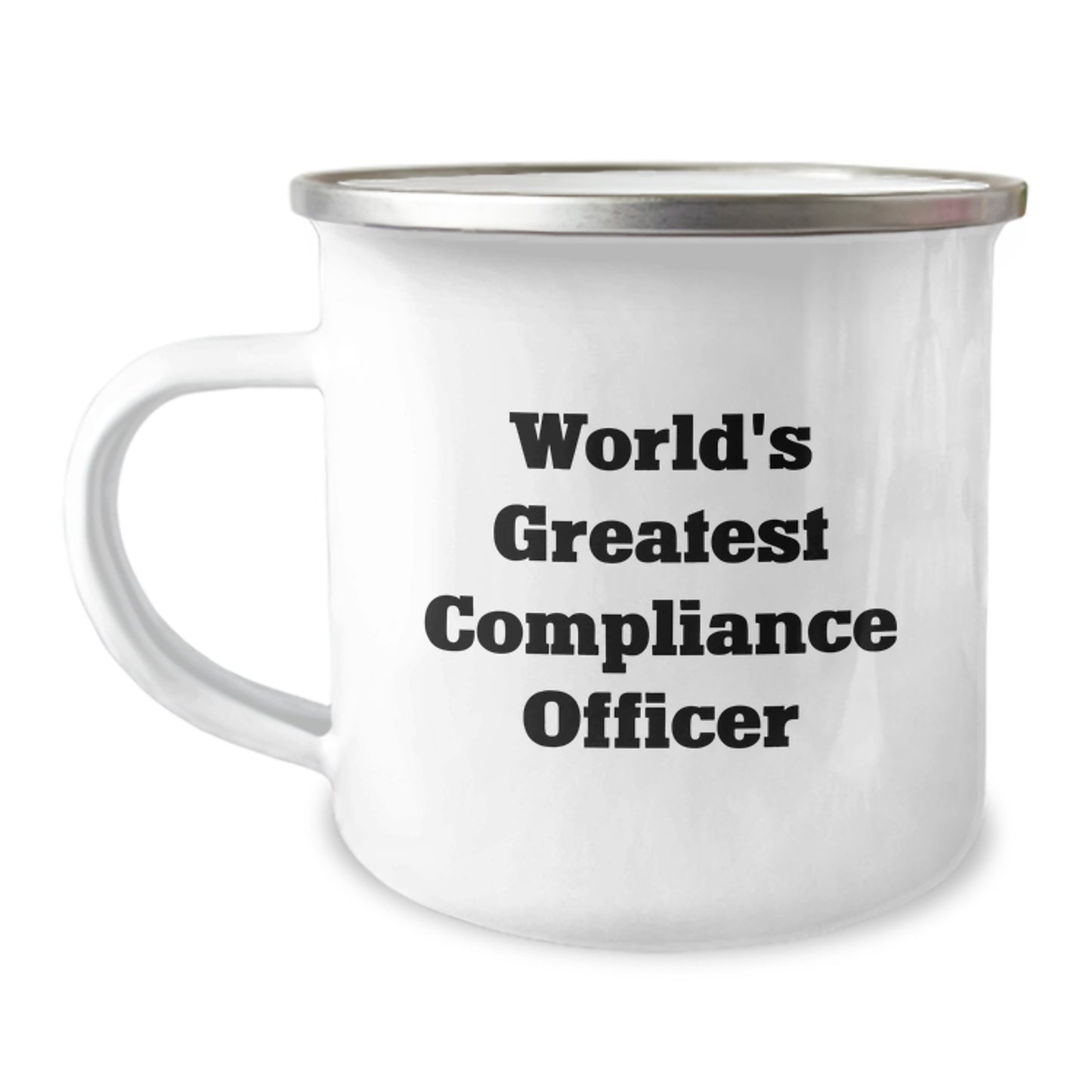 Funny Compliance Officer Gifts from Family - World's Greatest Compliance Officer Camping Mug for Men or Women on Mother's Day - Image 1