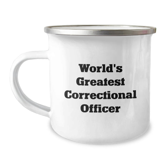 Correctional Officer Gift for Him - World's Greatest Keepsake Camping - Image 1