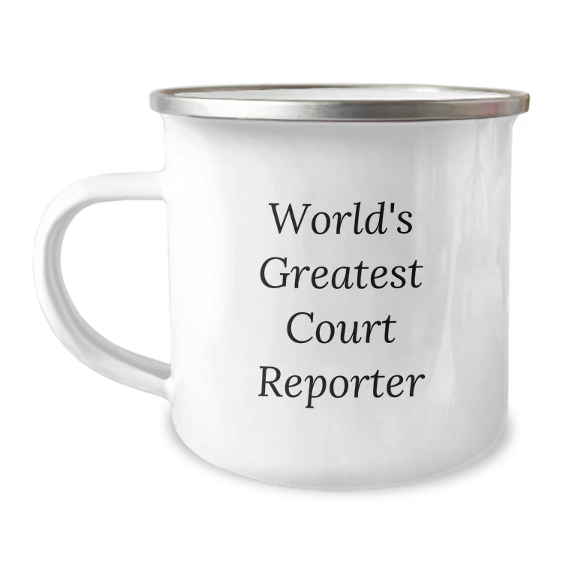 Funny Quote Court Reporter Gifts for Court Reporters Father's Day Unique Camping Mug - Gifts from Friends and Family - Image 1