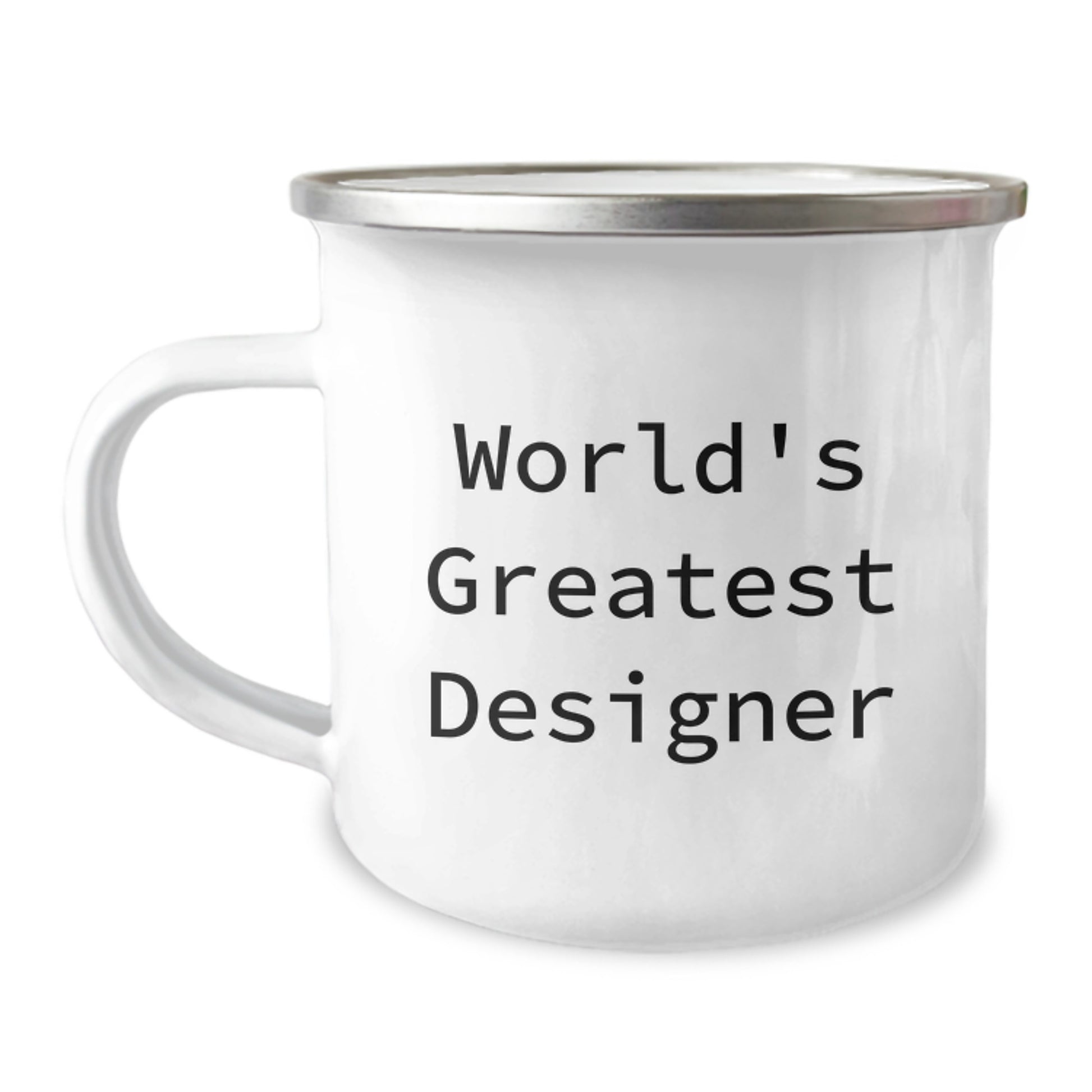 Birthday Gift for Her Present Camping Mug World's Greatest Designer - Image 1
