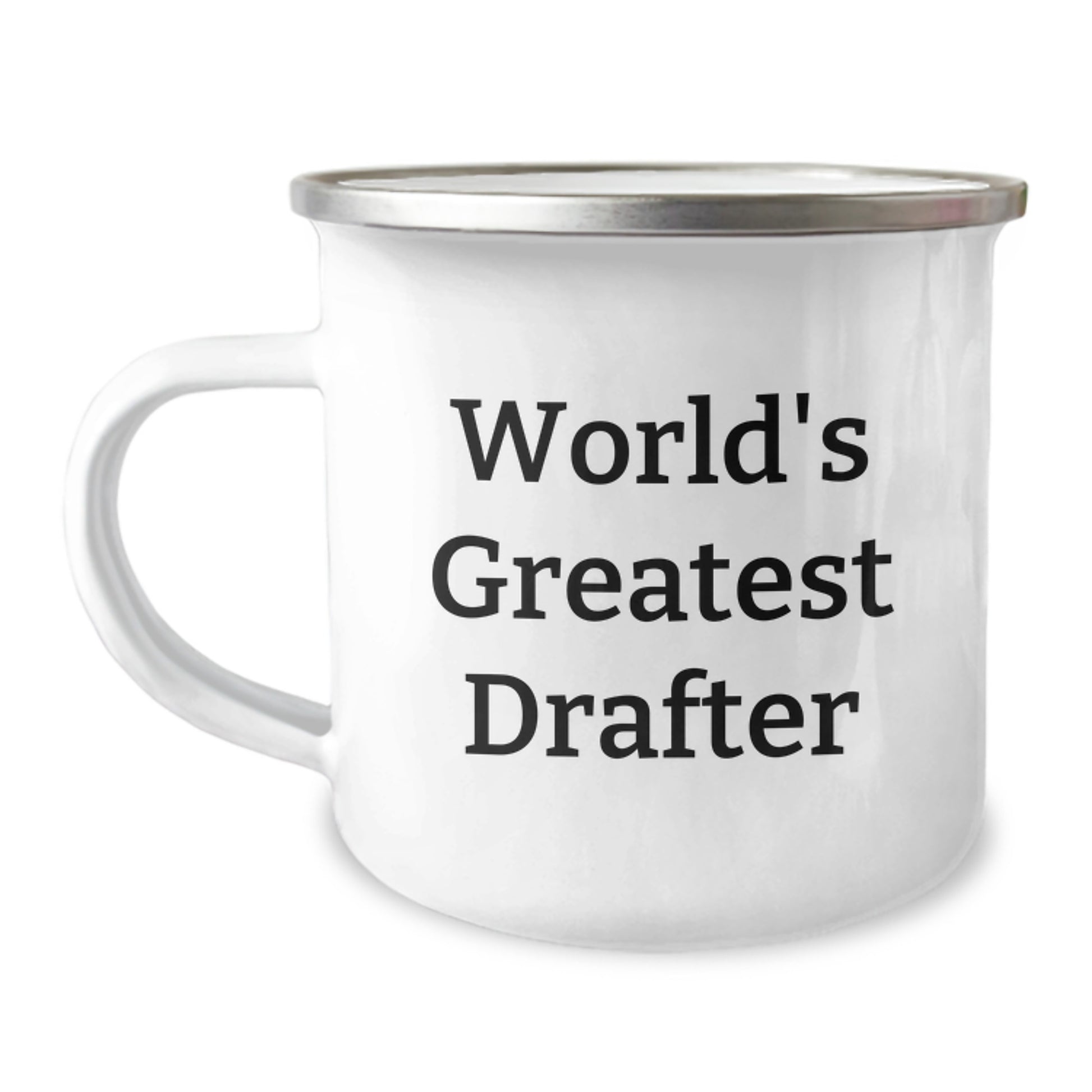 Birthday Gift for Her World's Greatest Drafter Camping Mug Present - Image 1