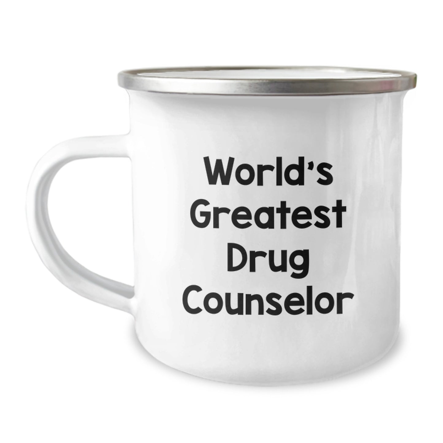 Funny World's Greatest Drug Counselor Gift for Drug Counselor Graduation Camping Mug - Image 1