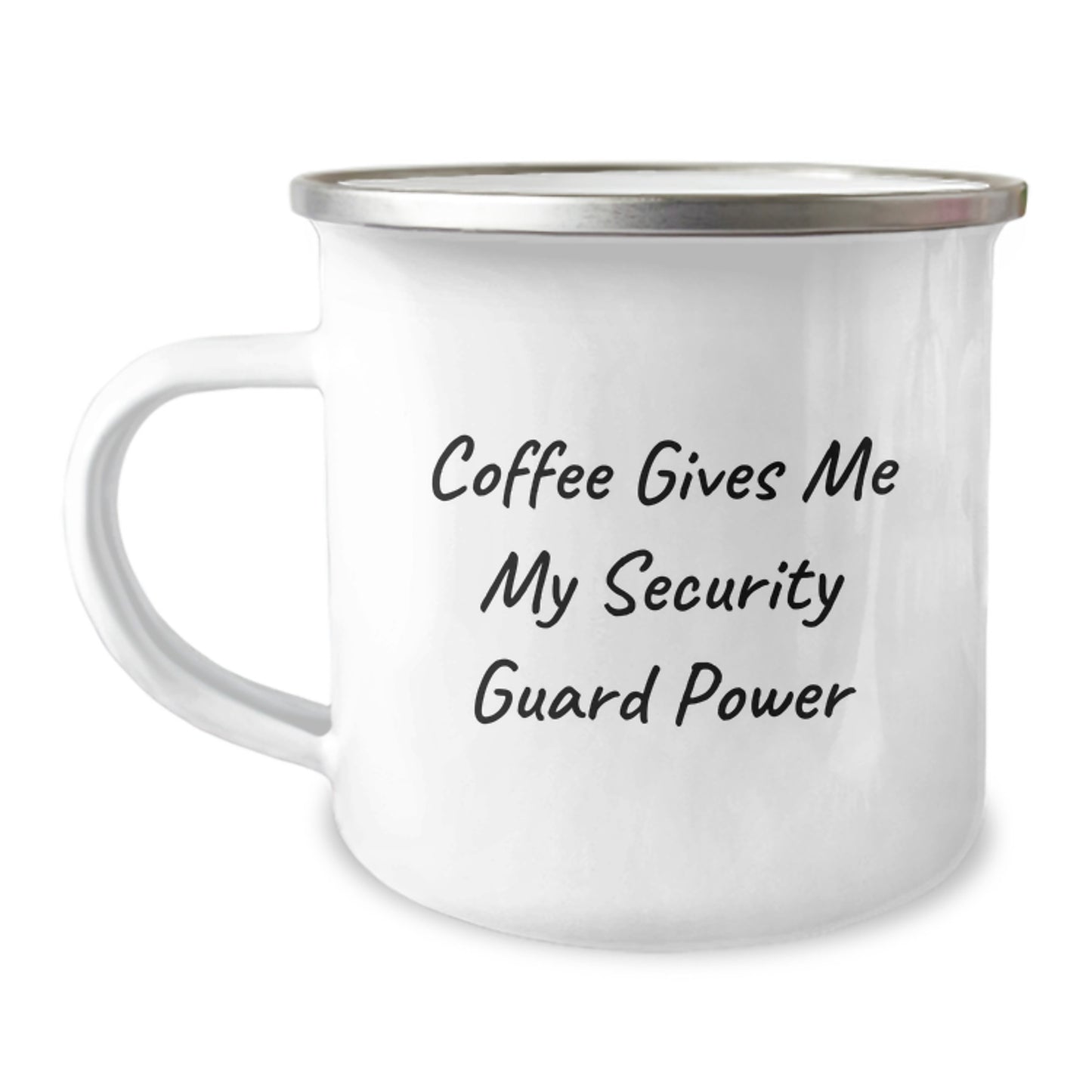 Funny Coffee Lovers Graduation Unique Gifts for Security Guard from Friends or Family - Security Guard Camping Mug - Image 1