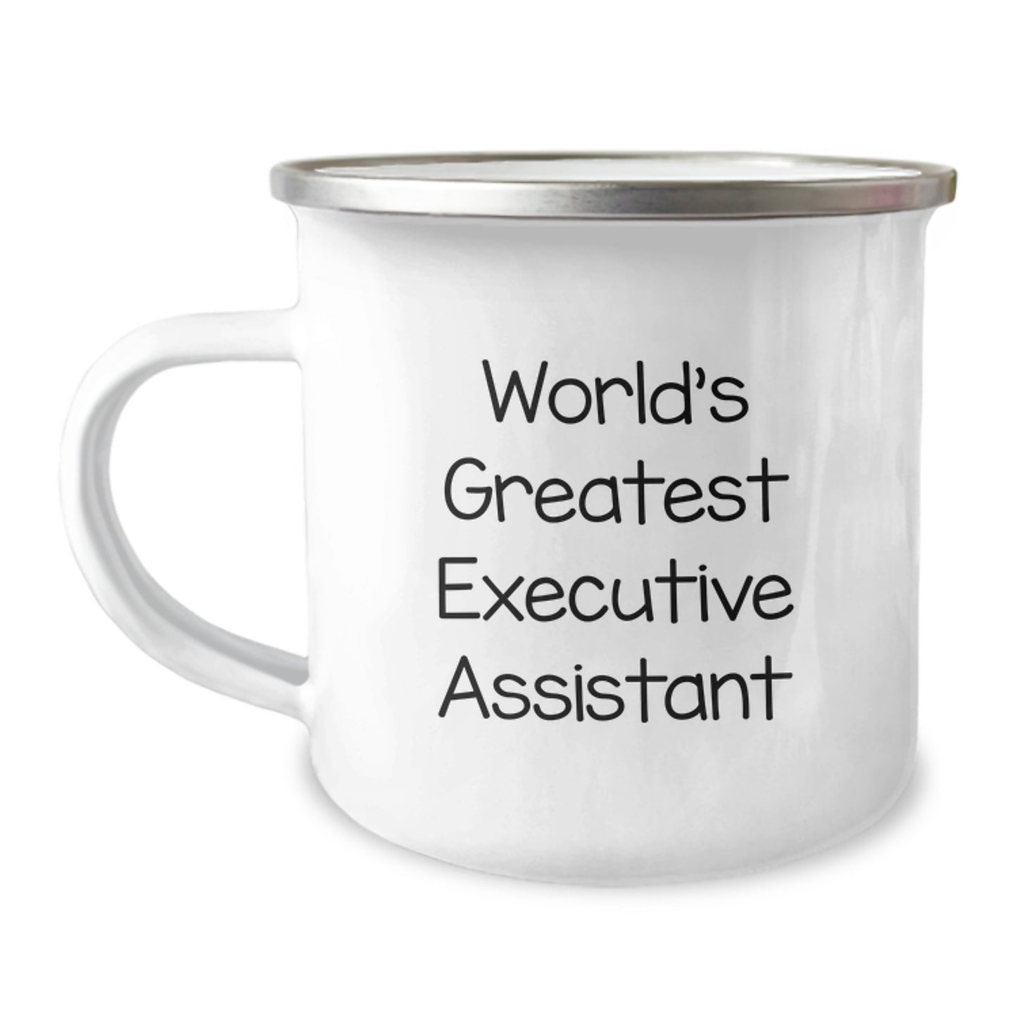 Funny Executive Assistant Gifts from Friends - Gift for World's Greatest Assistant - Camping Mug for Graduation - Image 1